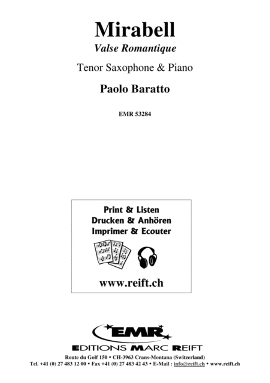Mirabell Tenor Saxophone scores gallery preview page 2