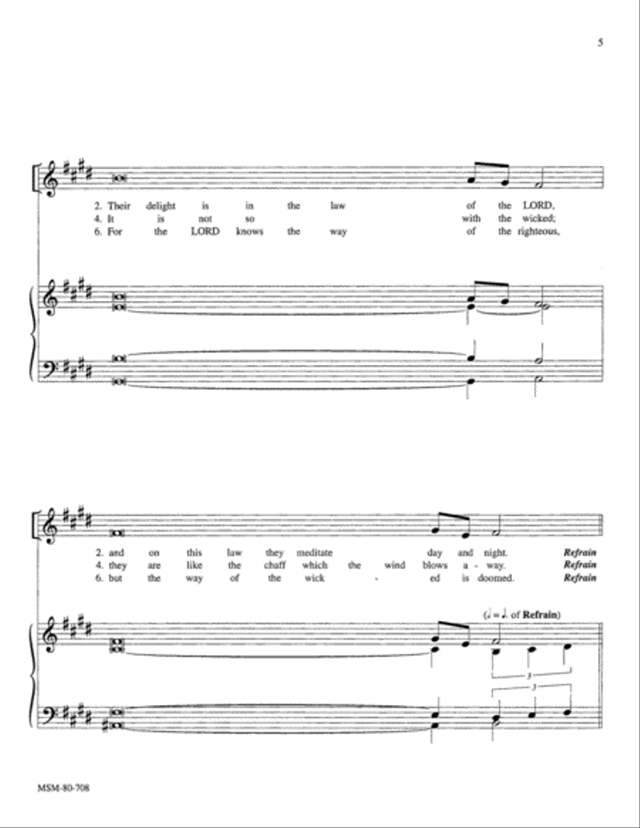 Psalms for the Church Year SSA scores gallery preview page 5