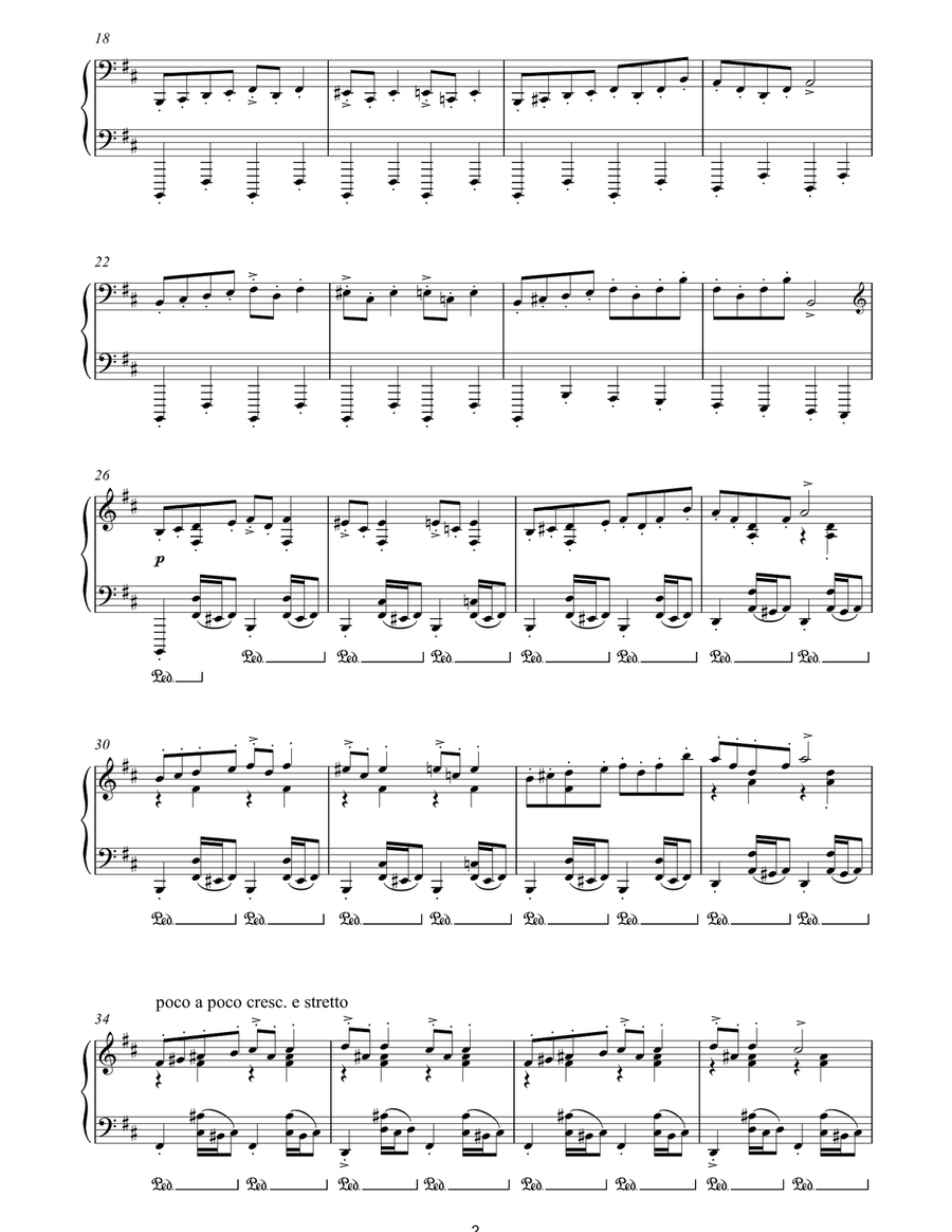 In The Hall Of The Mountain King Piano Solo scores gallery preview page 2