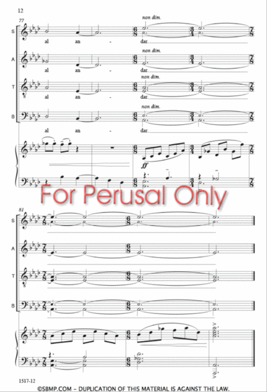 La Cancion del Caminante La Cancion del Caminante 4-Part scores gallery preview page 11