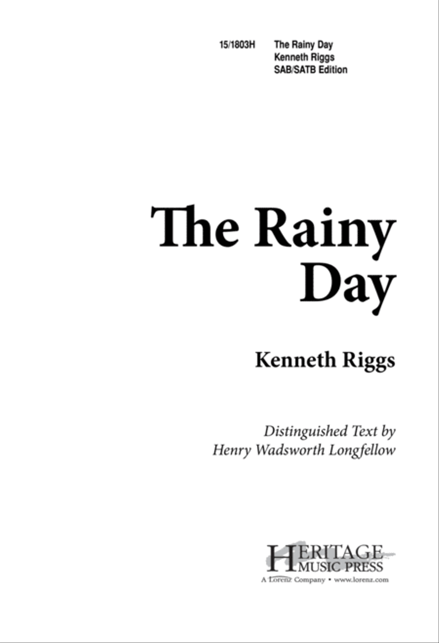 The Rainy Day 4-Part scores gallery preview page 1