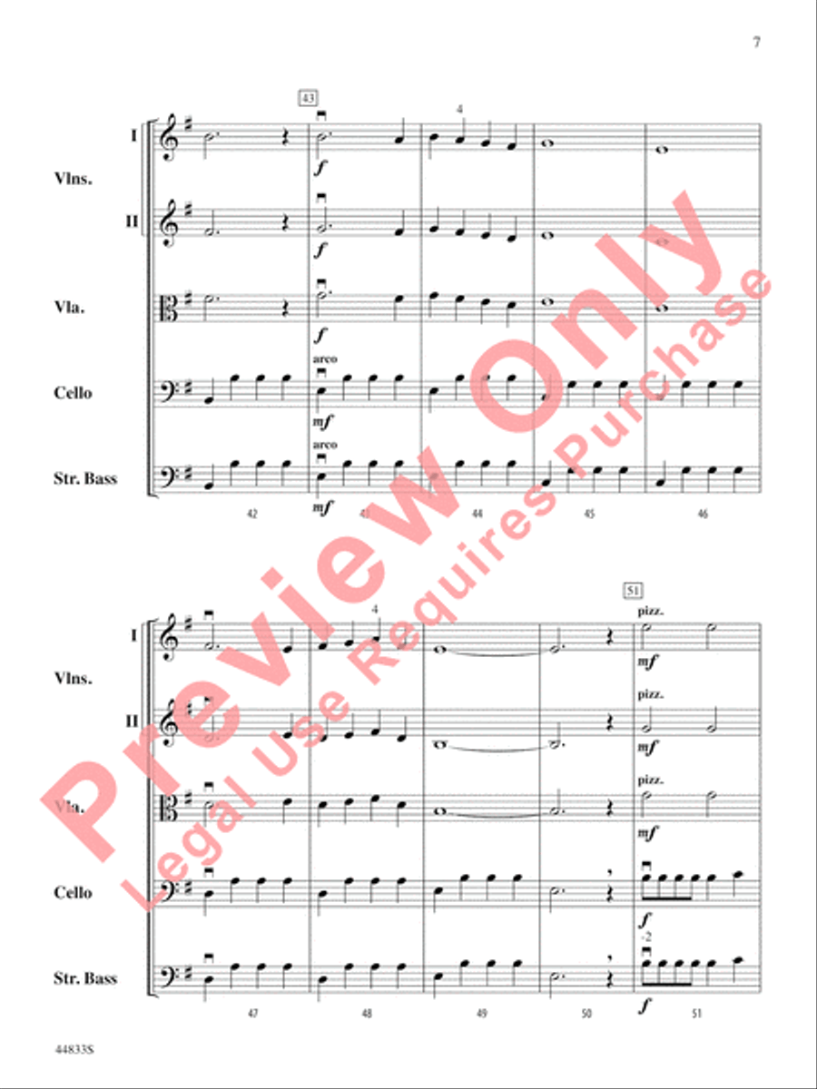 Our Heroes String Orchestra scores gallery preview page 8