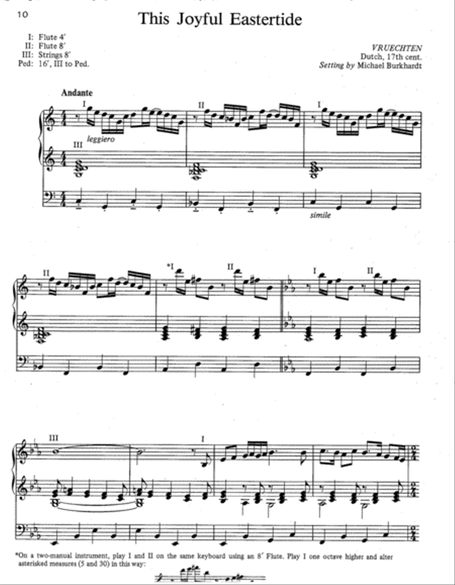 Five Easter Season Hymn Improvisations, Set 1 Organ scores gallery preview page 4