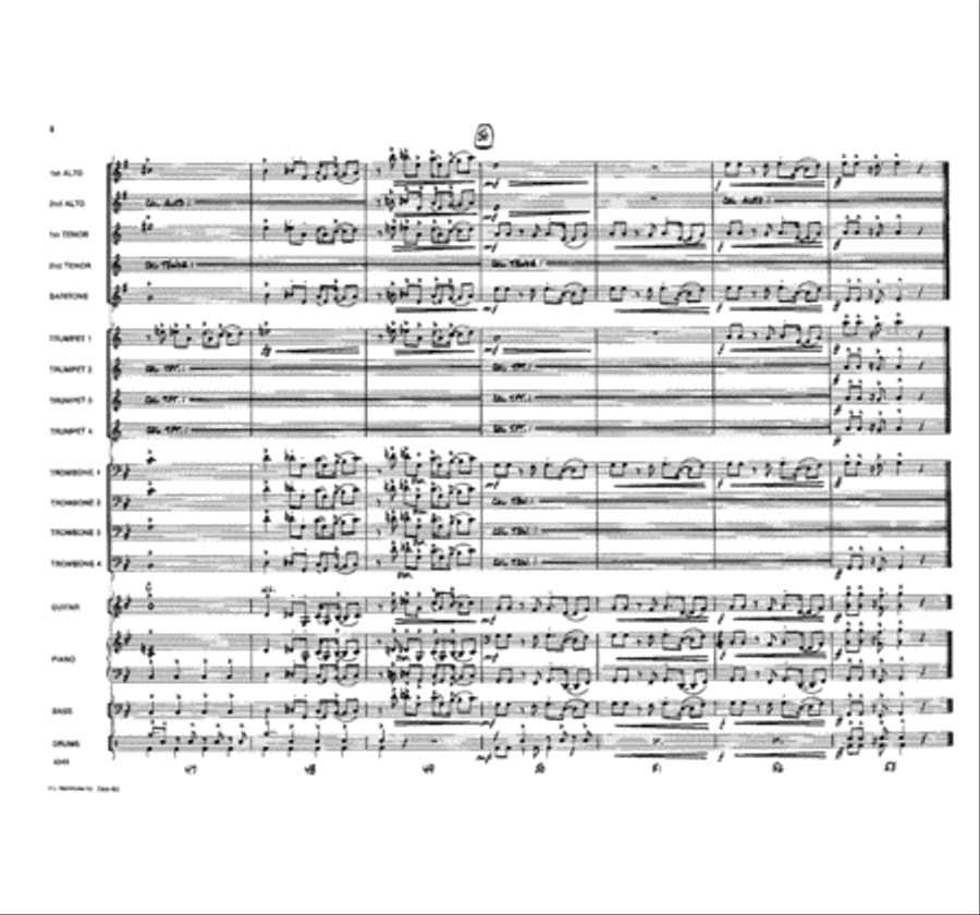 Ballistic Brass Ballistic Brass Jazz Ensemble scores gallery preview page 8