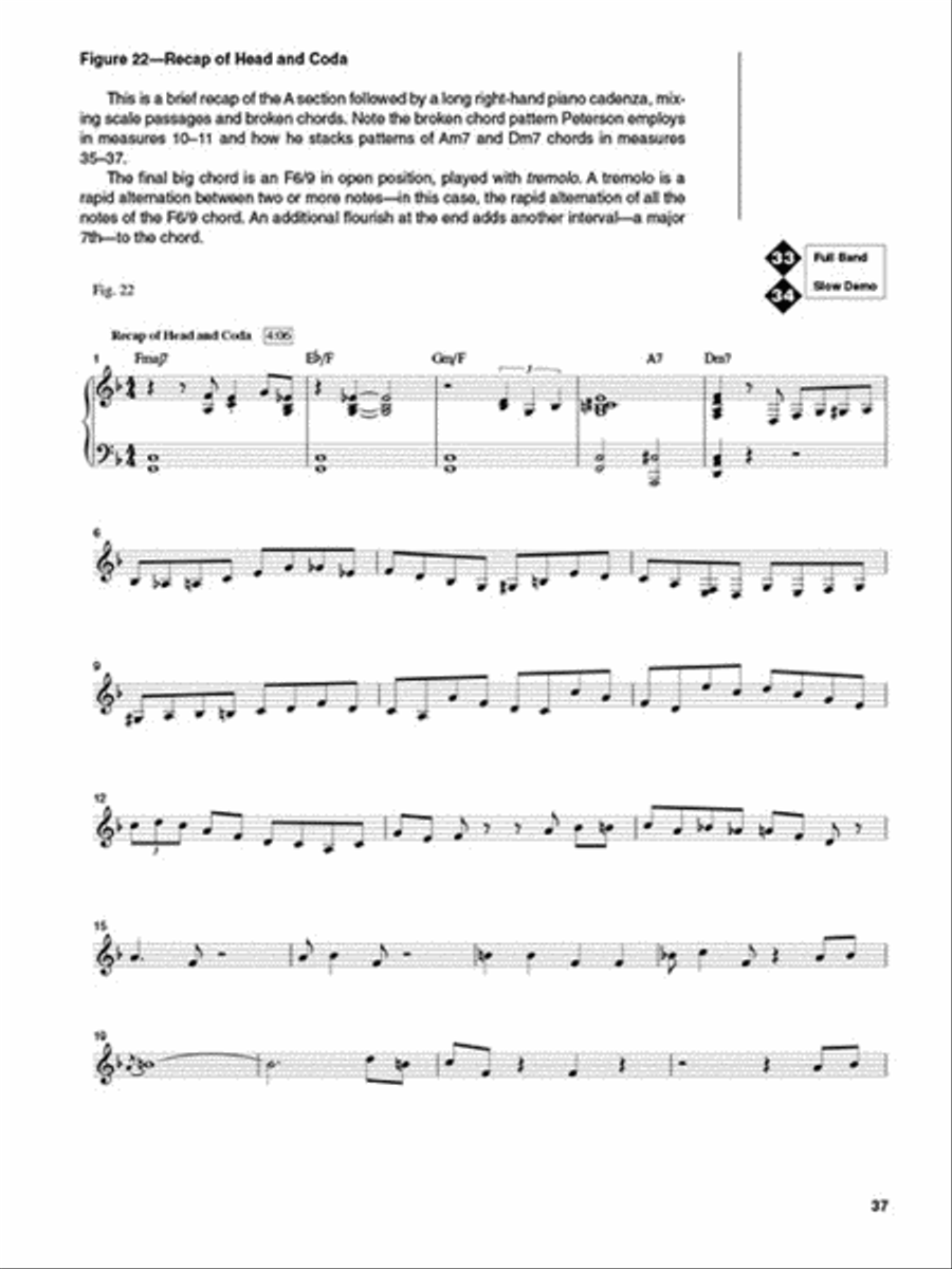 Oscar Peterson – Classic Trio Performances Piano Method scores gallery preview page 4