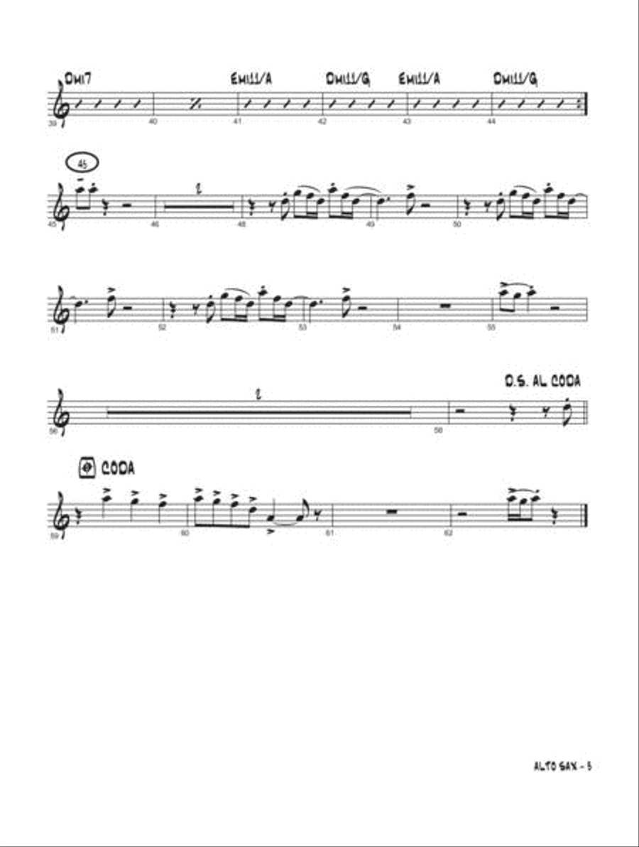 Aebersold Jazz Ensemble, Vol. 1 - Alto Sax 1 Jazz Ensemble scores gallery preview page 3