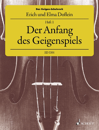 Book cover for Violin School - Volume 1