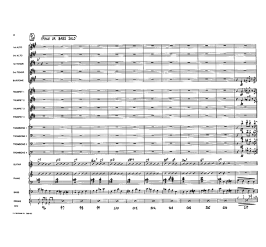 Sax-O-Rama Jazz Ensemble scores gallery preview page 14