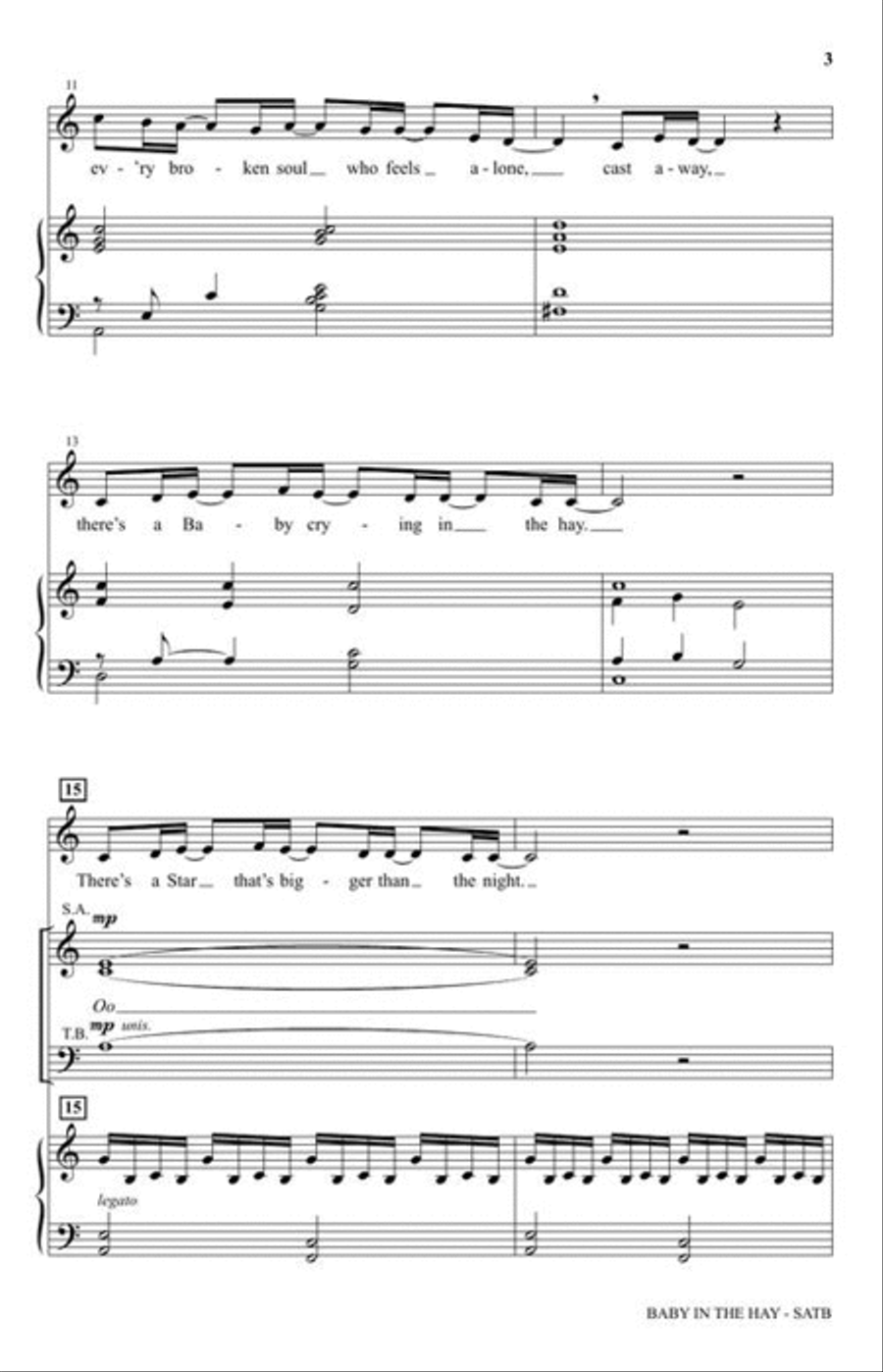 Baby in the Hay 4-Part scores gallery preview page 4