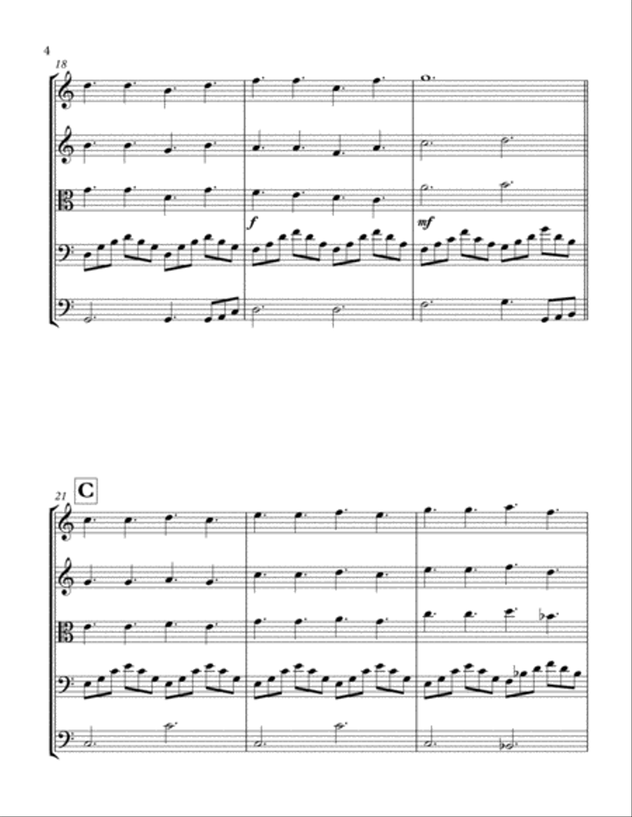 In My Room String Orchestra scores gallery preview page 4