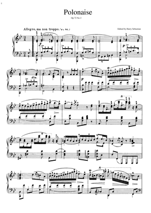 Chopin- Polonaise in B flat major Op. 71 No. 2