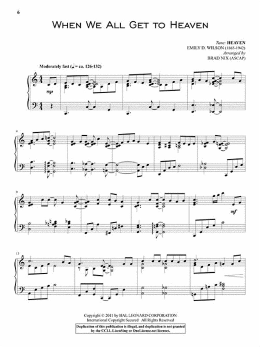 Gospel Gold – Volume 2 Gospel Gold – Volume 2 Piano Solo scores gallery preview page 3