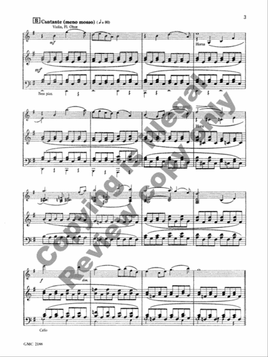 Symphonette in D (Condensed Score/Piano Part) Piano scores gallery preview page 4