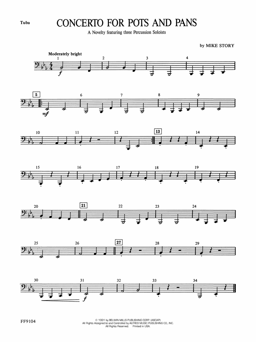 Concerto for Pots and Pans: Tuba