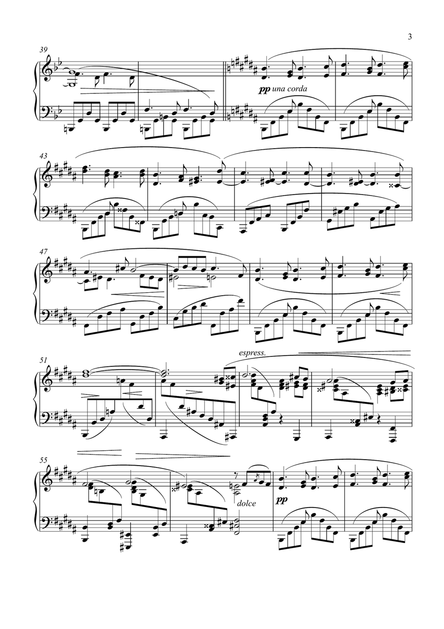 Brahms - Ballade in G minor op. 118 NO.3 Piano Solo scores gallery preview page 4