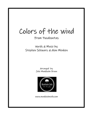 Colors Of The Wind