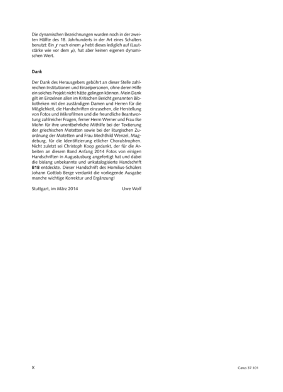 Homilius: Complete Motets. Selected Works. New Edition 2014 4-Part scores gallery preview page 9