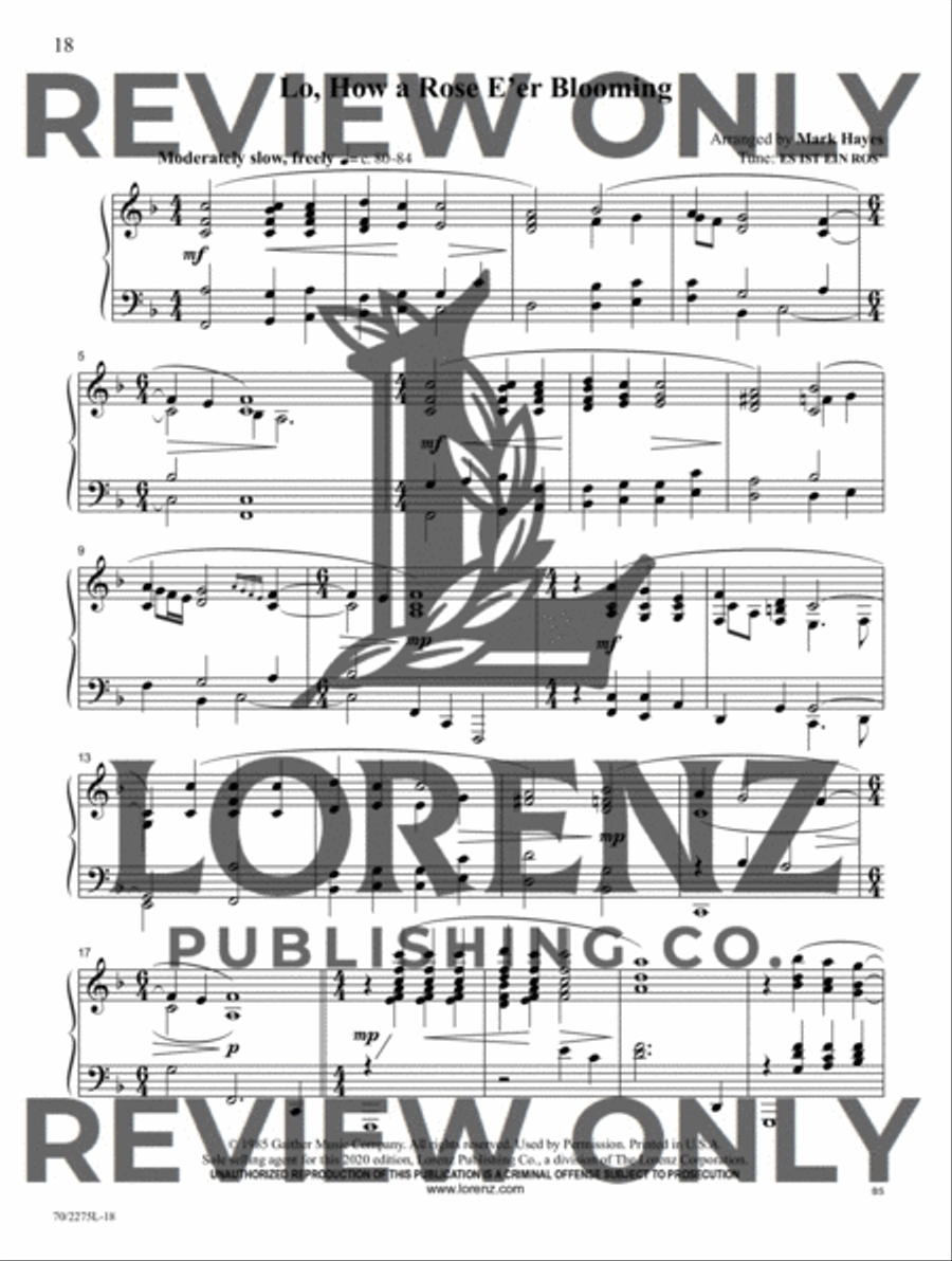 Christmas at the Keyboard Piano Solo scores gallery preview page 11