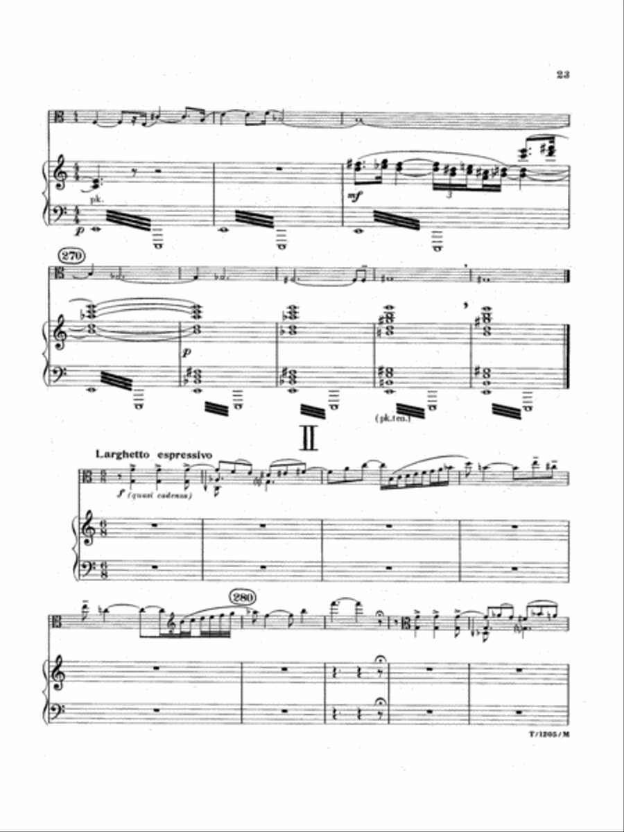 Concerto for Viola (Piano Reduction)