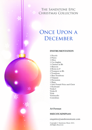 Book cover for Once Upon A December