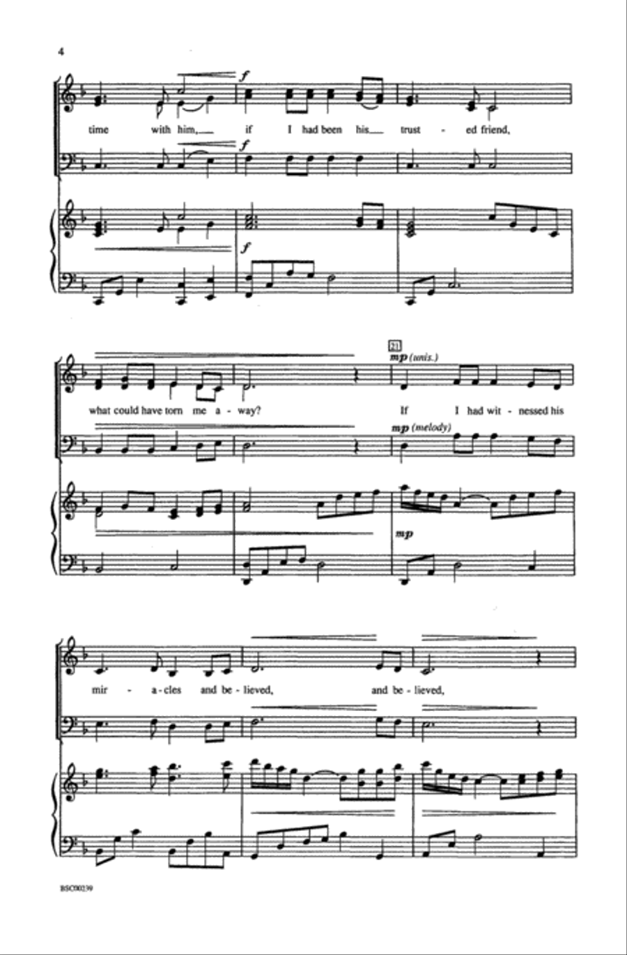 If I Had Been 3-Part scores gallery preview page 4