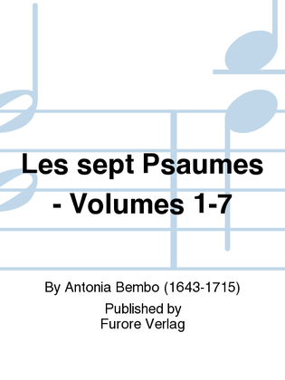 Book cover for Les sept Psaumes de David Vol. 1- 7