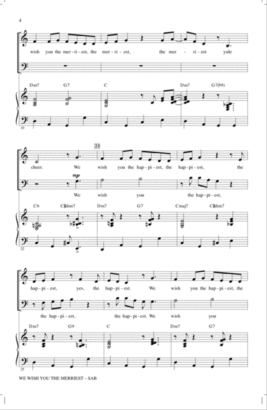 We Wish You The Merriest We Wish You The Merriest 3-Part scores gallery preview page 3