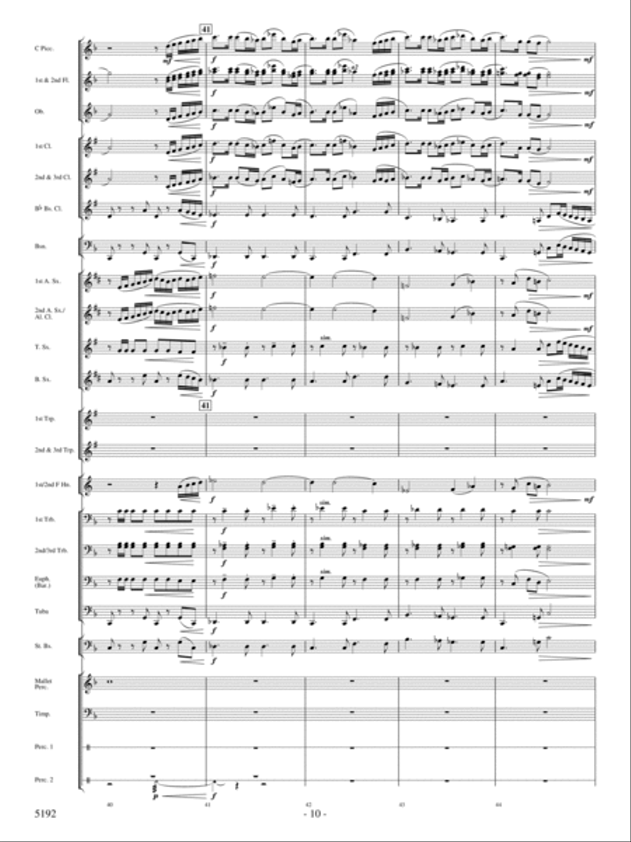 Main Street Celebration Main Street Celebration Concert Band scores gallery preview page 9