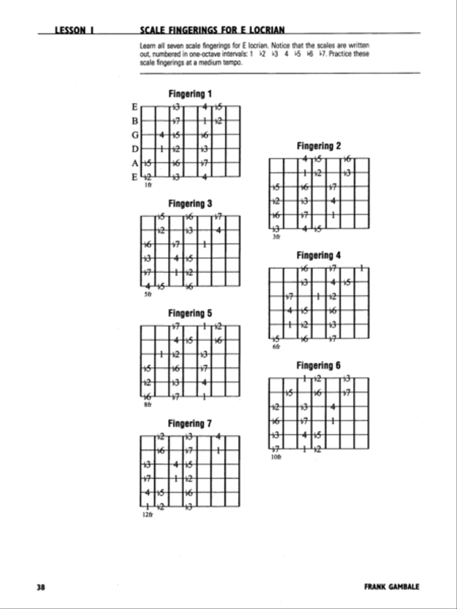Frank Gambale -- Improvisation Made Easy Electric Guitar scores gallery preview page 7