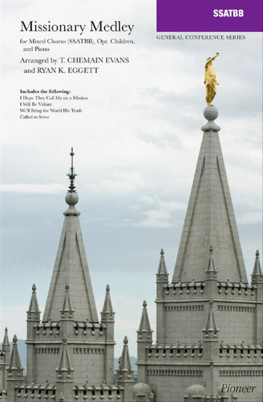 Missionary Medley – SSATBB, Opt. Children and Piano 4-Part scores gallery preview page 1