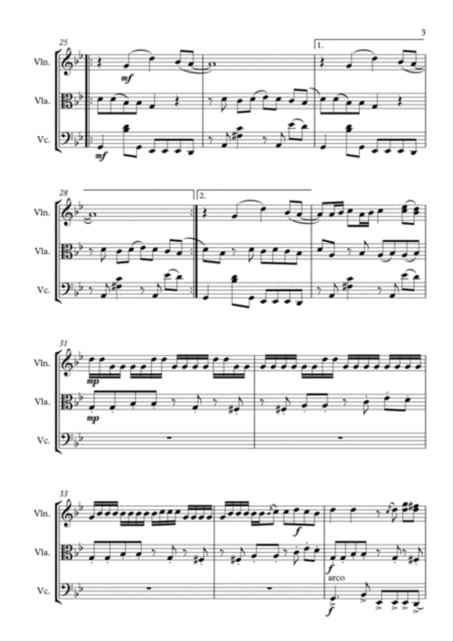 Havana String Trio scores gallery preview page 4