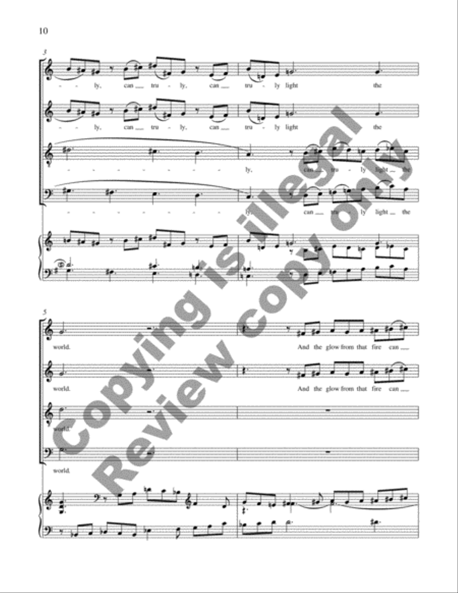 Let The Word Go Forth (Choral Score) 4-Part scores gallery preview page 9