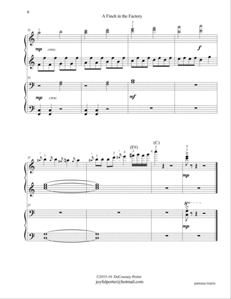 For Hands, Five Duets Piano Method scores gallery preview page 6