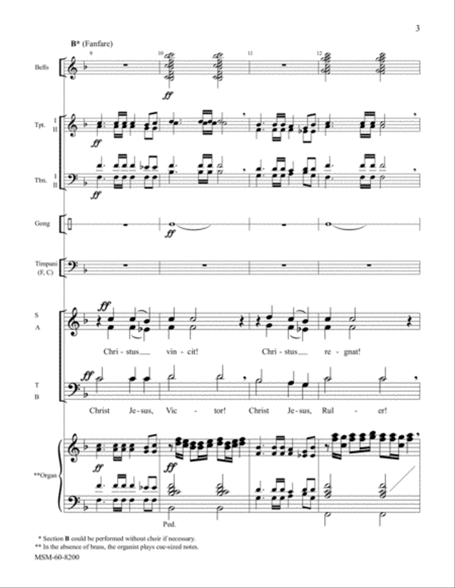 To Jesus Christ, Our Sovereign King Choir scores gallery preview page 3