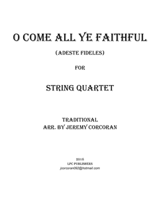 O Come All Ye Faithful for String Quartet