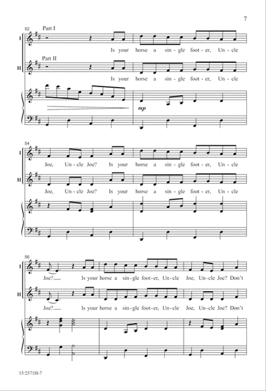 Uncle Joe 2-Part scores gallery preview page 8