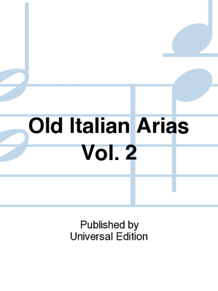 Book cover for Old Italian Arias Vol. 2