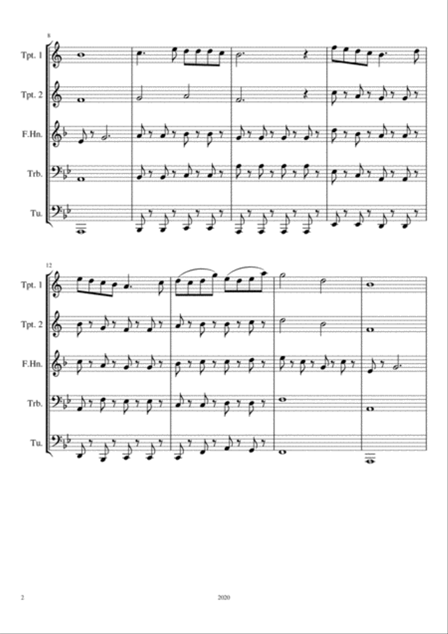Brass Joy Brass Ensemble scores gallery preview page 2