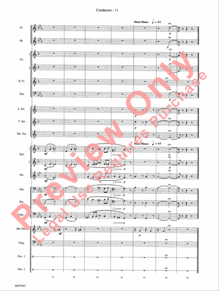 Peer Gynt Suite Peer Gynt Suite Concert Band scores gallery preview page 13