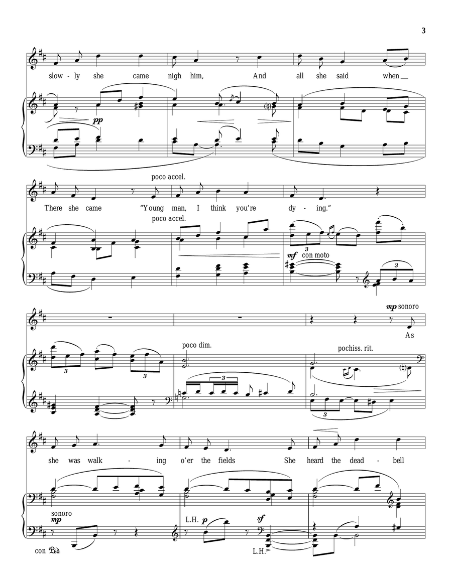 Barbara Allen Barbara Allen Piano, Vocal scores gallery preview page 3