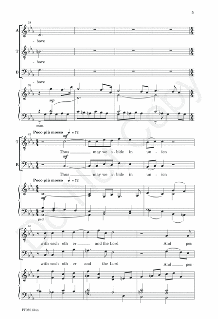 May the Grace of Christ Our Savior 4-Part scores gallery preview page 8