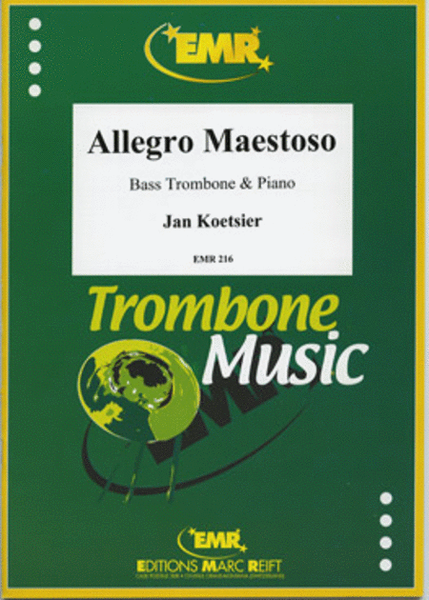 Allegro Maestoso by Jan Koetsier Bass Trombone - Sheet Music
