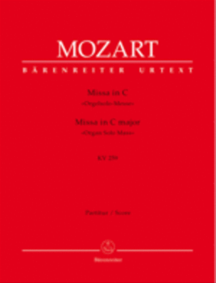 Missa C major, KV 259 'Organ Solo Mass' Oboe scores gallery preview page 1