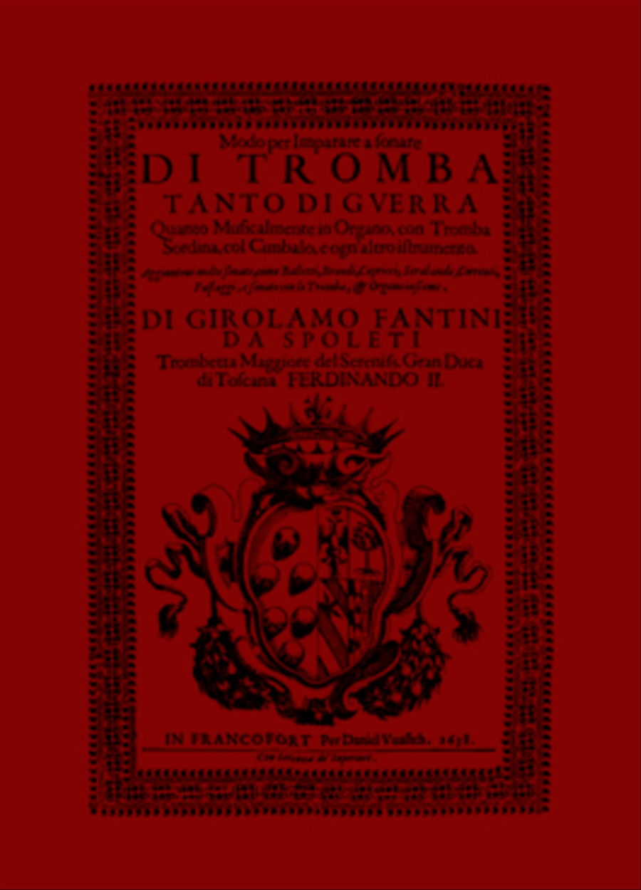 Modo per imparare a sonare (1638) Trumpet Solo scores gallery preview page 1