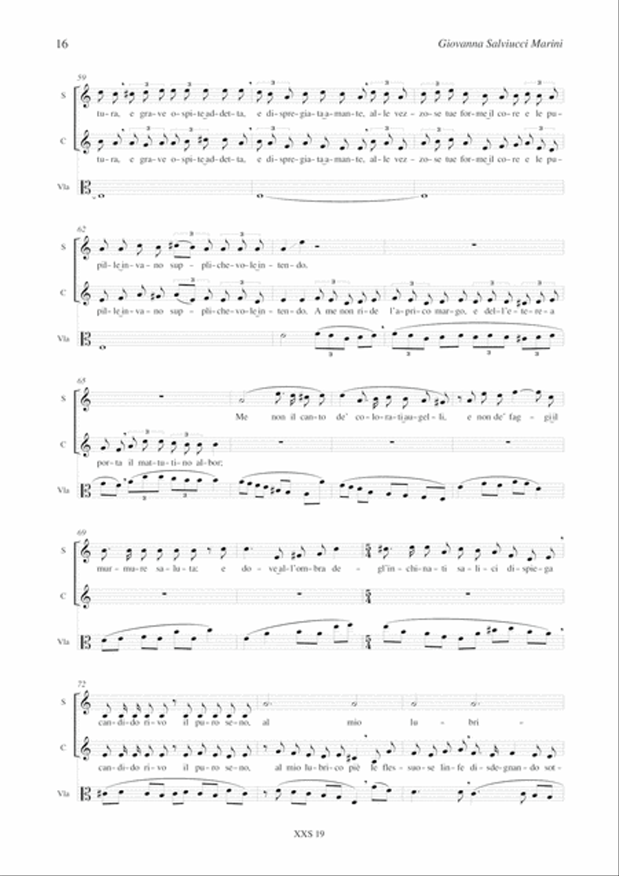 Concerto for Giacomo Leopardi for Choir and String Quartet (1996-97) Choir scores gallery preview page 10
