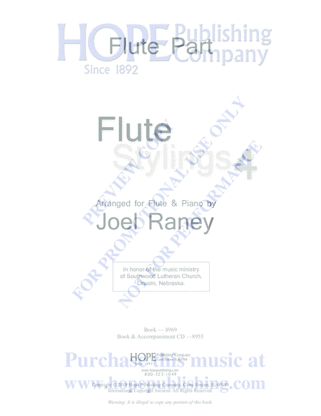 Flute Stylings Vol 4
