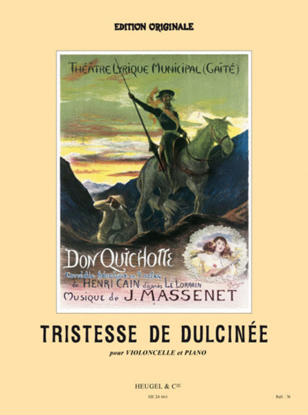 Tristesse De Dulcinee Extrait De Don Quichotte