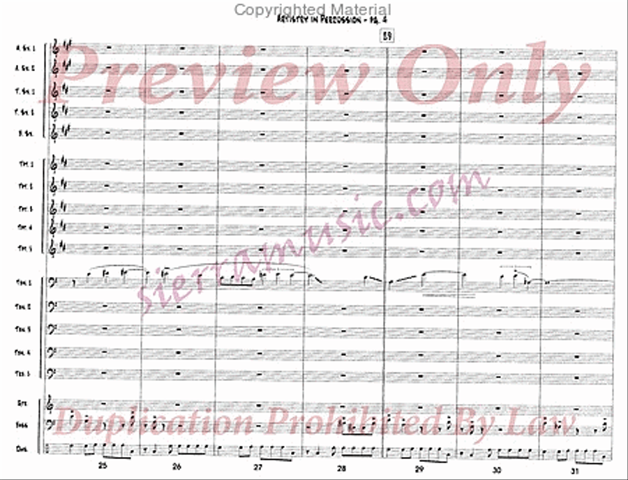 Artistry In Percussion Jazz Ensemble scores gallery preview page 5