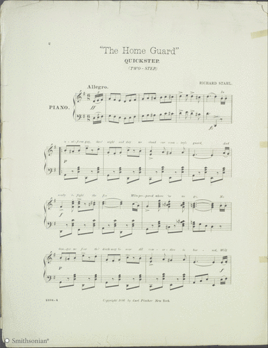 The Homeguard Quickstep The Homeguard Quickstep Piano Solo scores gallery preview page 2