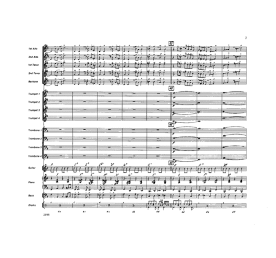 Gospel John Jazz Ensemble scores gallery preview page 7